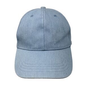 Westloop Strapback Hat Blue OSFM Adjustable Vented Holes 6 Panel Blank